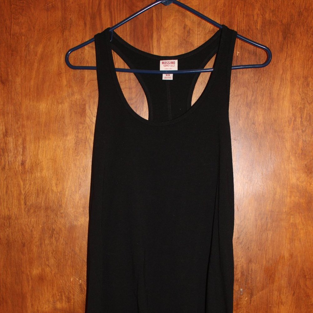 Black tank top